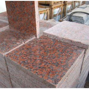 Гранитная плитка для мощения (Paving granite tile) G562 600x600x18мм P