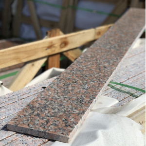 Гранитная плитка для мощения (Paving granite tile) G562 1500x150x20мм P