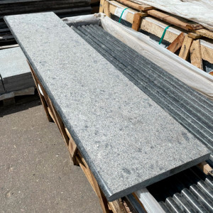 Гранитная плитка для мощения (Paving granite tile) Steel Gray 1500x350x20мм P
